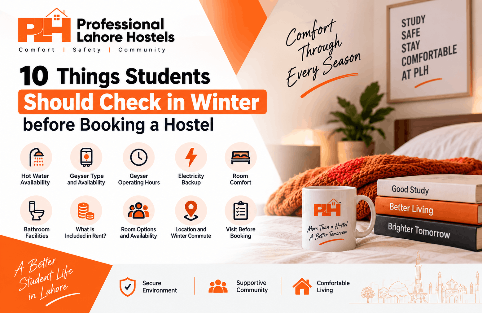 things Students Should Check in Winter before Booking a Hostel